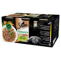 SHEBA puszka 6x400 g Nature's Collection Wybór Smaków mokra pełnoporcjowa karma dla dorosłych kotów koktajl drobiowy, z kurczakiem, z łososiem w sosie