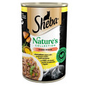 SHEBA puszka 400 g Nature's Collection mokra pełnoporcjowa karma dla dorosłych kotów z kurczakiem i olejem z ryb z przybraniem z batata i fasolki szparagowej w sosie