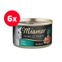 MIAMOR Feline Filets tuńczyk w sosie własnym z ryżem 6 x 100 g