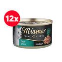 MIAMOR Feline Filets tuńczyk w sosie własnym z ryżem 12 x 100 g