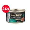 MIAMOR Feline Filets tuńczyk w sosie własnym z ryżem 24 x 100 g
