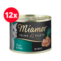 MIAMOR Feline Filets Tuńczyk i ryż w galaretce 12 x 185 g