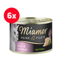 MIAMOR Feline Filets kurczak i szynka w sosie własnym 6 x 156 g