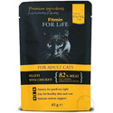 FITMIN Cat for life pouch adult chicken 28 x 85 g