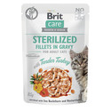 CARE Fillets in Gravy Pouch Sterilized Tender Turkey 24x85g z indykiem dla kotów sterylizowanych