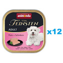 ANIMONDA Vom Feinsten Adult Turkey&Ham 12x150 g indyk i szynka dla dorosłych psów