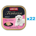 ANIMONDA Vom Feinsten Adult Turkey&Ham 22x150 g indyk i szynka dla dorosłych psów