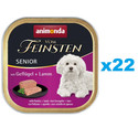 ANIMONDA Vom Feinsten senior drób i jagnięcina 22x150 g