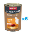 ANIMONDA Gran Carno Single Protein Adult Chicken Pur 6x400 g kurczak dla dorosłych psów