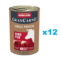ANIMONDA Gran Carno Single Protein Adult Beef Pur 12x400 g wołowina dla dorosłych psów