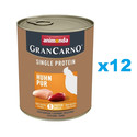 ANIMONDA Gran Carno Single Protein Adult Chicken pur 12x800 g kurczak dla dorosłych psów