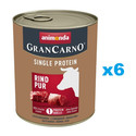 ANIMONDA Gran Carno Single Protein Adult Beef pur 6x800 g wołowina dla dorosłych psów