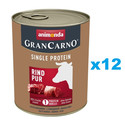 ANIMONDA Gran Carno Single Protein Adult Beef pur 12x800 g wołowina dla dorosłych psów