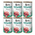 BRIT Pate&Meat venison 6x400 g pasztet z dziczyzną dla psa