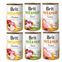 BRIT Pate&Meat Mix smaków z drobiem 6x400 g pasztet dla psów