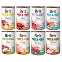 BRIT Pate&Meat Mix smaków 8x400 g pasztet dla psów