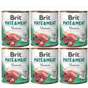 BRIT Pate&Meat venison 6x800 g pasztet z dziczyzną dla psa