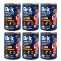 BRIT Premium by Nature Lamb and buckwheatn 6x400 g jagnięcina i gryka naturalna karma dla psa