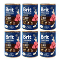 BRIT Premium by Nature Beef and tripes 6x400 g wołowina i podroby naturalna karma dla psa