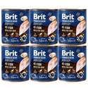 BRIT Premium by Nature Fish&Fish Skin 6x800 g ryba i rybie skóry naturalna karma dla psów