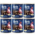BRIT Premium by Nature 6x800 g indyk i wątroba naturalna karma dla szczeniąt