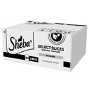 Selection Select Slices Drobiowe Smaki saszetki 120x85 g w sosie kawałki z: kaczką, kurczakiem, drobiem, kaczką i indykiem  dla dorosłych kotów