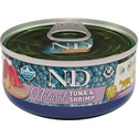 FARMINA N&D Cat Natural Tuna & Shrimp 70 g mokra karma dla kota