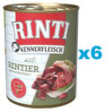 RINTI Kennerfleisch Reindeer renifer 6x800 g