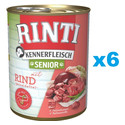 RINTI Kennerfleish Senior Beef 6x800 g z wołowiną dla starszych psów
