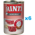 RINTI Sensible Wołowina z ryżem 6x400 g