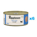 APPLAWS Cat Adult Tuna with Crab in Broth tuńczyk i krab w bulionie 6x156 g