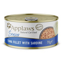 APPLAWS Cat Senior Tuna Fillet with Sardine in Jelly tuńczyk z sardynką w galaretce dla starszych kotów 70 g