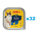 JOSERA JosiCat Pasztet z kaczką dla kota 32x100g