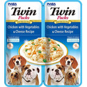 Dog Twin Kurczak, warzywa i ser w bulionie dla psów 2x40 g