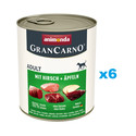 ANIMONDA GranCarno Adult jeleń z jabłkiem 6x800 g