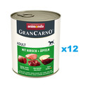 ANIMONDA GranCarno Adult jeleń z jabłkiem 12x800 g