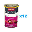 ANIMONDA GranCarno Adult serca 12x400g