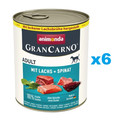 ANIMONDA GranCarno Adult łosoś i szpinak 6x800g