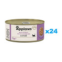 APPLAWS Cat Adult Mackerel with Sardine in Broth makrela i sardynka w bulionie 24x70 g