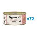 APPLAWS Cat Adult Tuna with Salmon in Broth tuńczyk z łososiem w bulionie 72x70 g