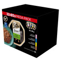 Sauce Collection Wybór Smaków tacki 32x85 g w sosie z łososiem, tuńczykiem, kurczakiem, kaczką