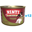 RINTI Gold Pheasant Mini Bażant dla psów ras małych 12x185 g