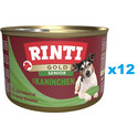 RINTI Gold Senior Rabbit Mini Królik dla starszych psów ras małych 12x185 g