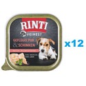 RINTI Feinest Poultry Pure&Ham tacka drób i szynka 12x150 g