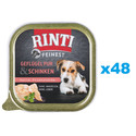RINTI Feinest Poultry Pure&Ham tacka drób i szynka 48x150 g