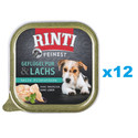 RINTI Feinest Poultry Pure&Salmon tacka drób i łosoś 12x150 g