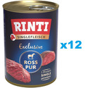 RINTI Singlefleisch Exclusive Horse Pure monobiałkowa konina 12x400 g