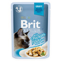 Premium Cat Fillets in Gravy mokra karma z kurczakiem dla kotów 24x85 g