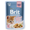 Premium Cat Fillets in Gravy Kitten mokra karma z kurczakiem dla kociąt 24x85 g