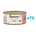 APPLAWS Cat Adult Tuna Fillet with Salmon in Jelly tuńczyk i łosoś w galarecie 72x70g